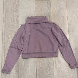 Cool Alo Purple Turtleneck Long Sleeve Sweater